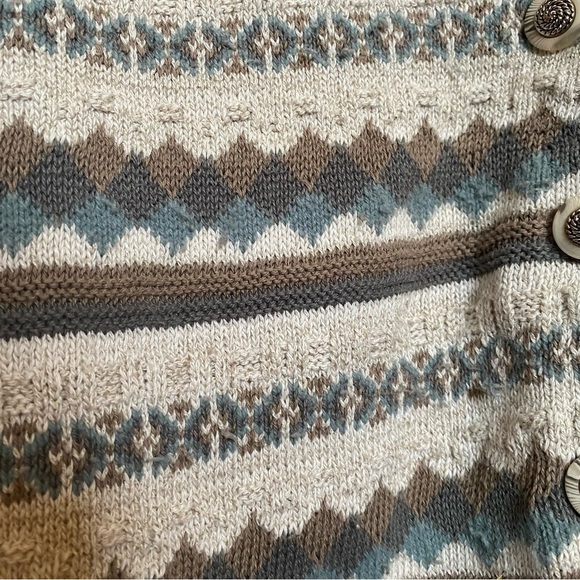 Vintage Braemar Petites by Jeremy Scott Knit Button-Up Vest - Picture 6 of 7